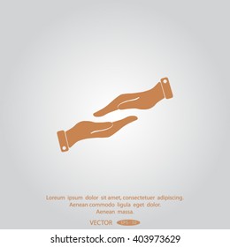 Help icon, vector illustration.