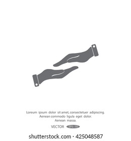 Help icon, vector illustration.