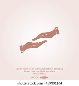 Help icon, vector illustration.