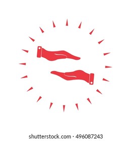 Help icon, vector illustration.