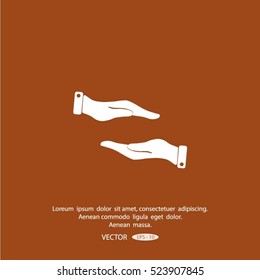 Help icon, vector illustration.