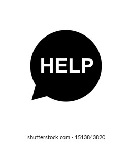 Help icon vector. Help Sign Symbol Vector Logo Template. Question Mark icon