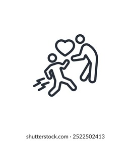help icon. vector.Editable stroke.linear style sign for use web design,logo.Symbol illustration.