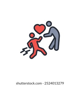 help icon. vector.Editable stroke.linear style sign for use web design,logo.Symbol illustration.