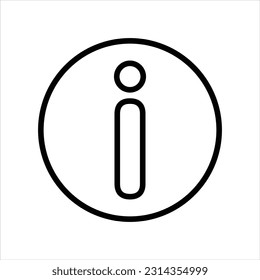 Help info sign vector icon