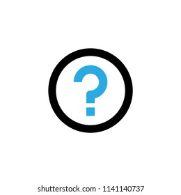 Help info vector icon. Pictogram from set Smartphone Essentials. Isolated on white background