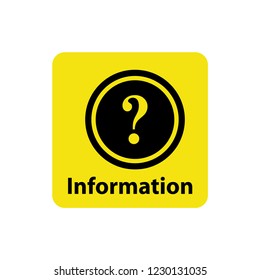 help - information - airport sign
