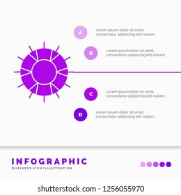 help, lifebuoy, lifesaver, save, support Infographics Template for Website and Presentation. GLyph Purple icon infographic style vector illustration.