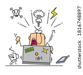 Help me, my computer is broken. It makes me crazy.