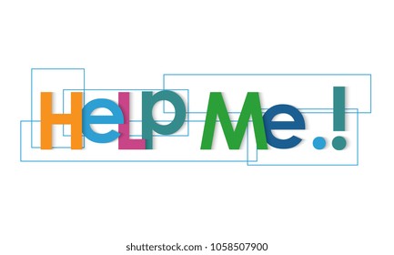 Help me vector letters