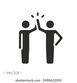 help mentor icon, guide support, share experience, mentoring concept, flat vector illustration, for website, app, ui