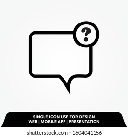 help message line icon design