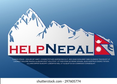 Help Nepal symbol