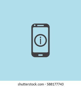 Help phone icon, vector illustration