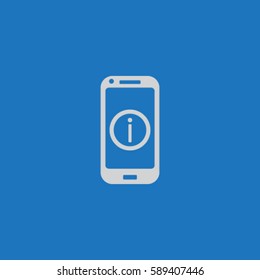 Help phone icon, vector illustration