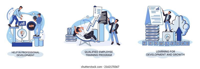 Help in professional development. Qualified employee training program. Learning for software development and growth. Agile project management devOps team, project life scrum meeting. Creative metaphor