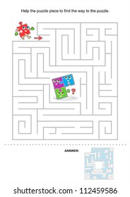 Help Puzzle Piece Find Way 260nw 112459586 