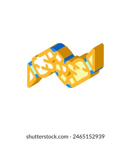 help robot hand gesture isometric icon vector. help robot hand gesture sign. isolated symbol illustration