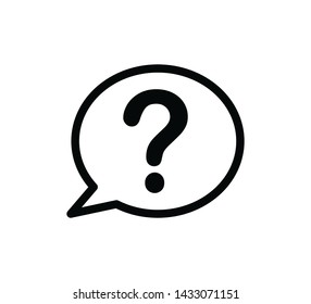 Help sign icon vector ,question icon sign vector illustration