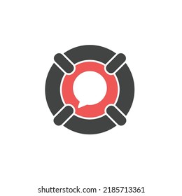 help and sos written icons  symbol vector elements for infographic web