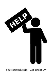 help stick figure and stickman vector silhouette illustation, need help