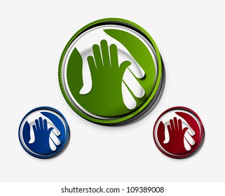 help sticker icon, vector design.