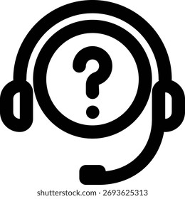Help, Support, Helpdesk Outline Icon