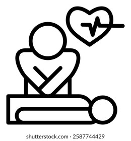 Help and Support Icon Element For Design