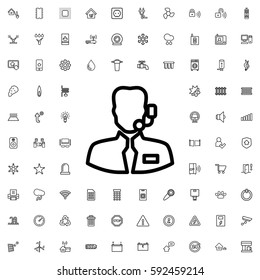 help support icon illustration isolated vector sign symbol. Smart home icons vector set.