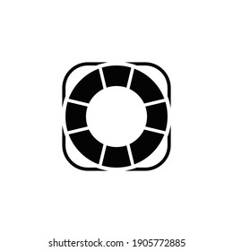Help and support icon. Simple solid style for web template and app. Call center, assist, service, contact, phone, computer, info, vector illustration design on white background. EPS 10