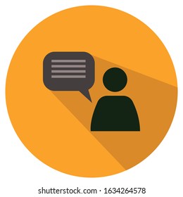 Help and support icons simple Illustration Clip Art vector