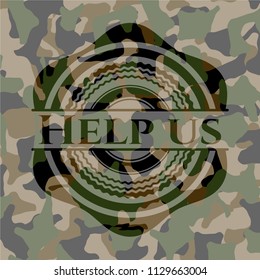 Help us on camouflage texture