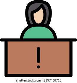 ayuda Ilustración vectorial en un fondo transparente. Símbolos de calidad premium. Icono vectorial de trazo para el concepto y diseño gráfico.