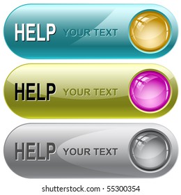 Help. Vector internet buttons.
