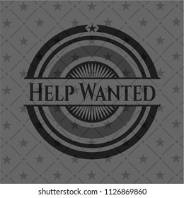 Help Wanted black emblem