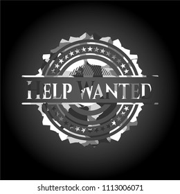  Help Wanted grey camo emblem