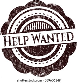 Sello de hule de goma buscado de ayuda