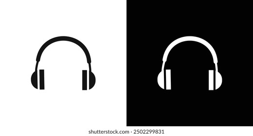 Helpdesk Headphone icon logo set vector