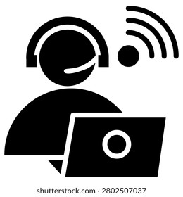 Helpdesk Icon Element For Design