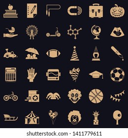 Helpdesk icons set. Simple style of 36 helpdesk vector icons for web for any design