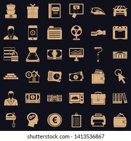 Helpdesk icons set. Simple style of 36 helpdesk vector icons for web for any design