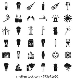 Helpdesk icons set. Simple style of 36 helpdesk vector icons for web isolated on white background