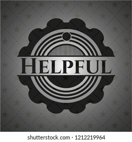 Helpful black emblem