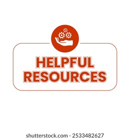 Ilustración vectorial de etiquetas de Recursos útiles