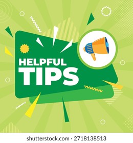 Dicas úteis modelo de fundo colorido, Dicas úteis fundo 