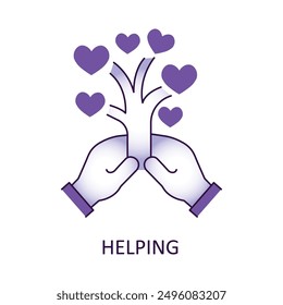 Helping, Assistance, Support, Aid, Helping Hands, Community Service, Volunteer Work, Social Good, Helping Others, Providing Help.