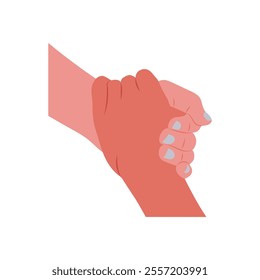 Helping Hand, Charity Donation Vector Illustration