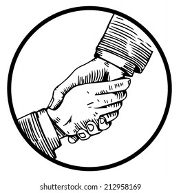 Helping hand engraving