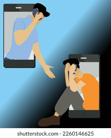 a helping hand over the phone