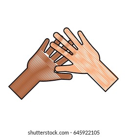 helping hands human icon